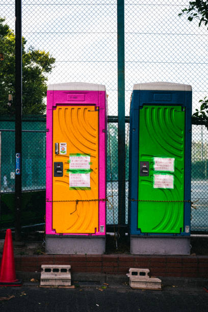 Porta potty delivery and setup in Blair, WI